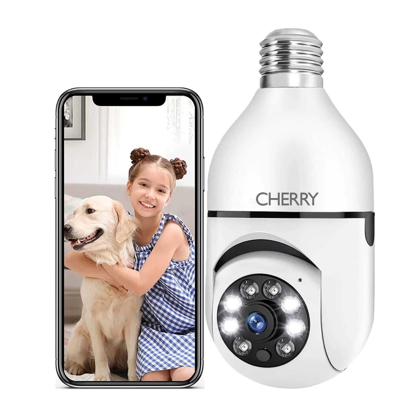 Cherry 2 Megapixel WiFi Bulb Camera — photo 3
